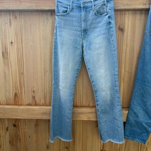 MOTHER Light Blue Straight Leg Jeans